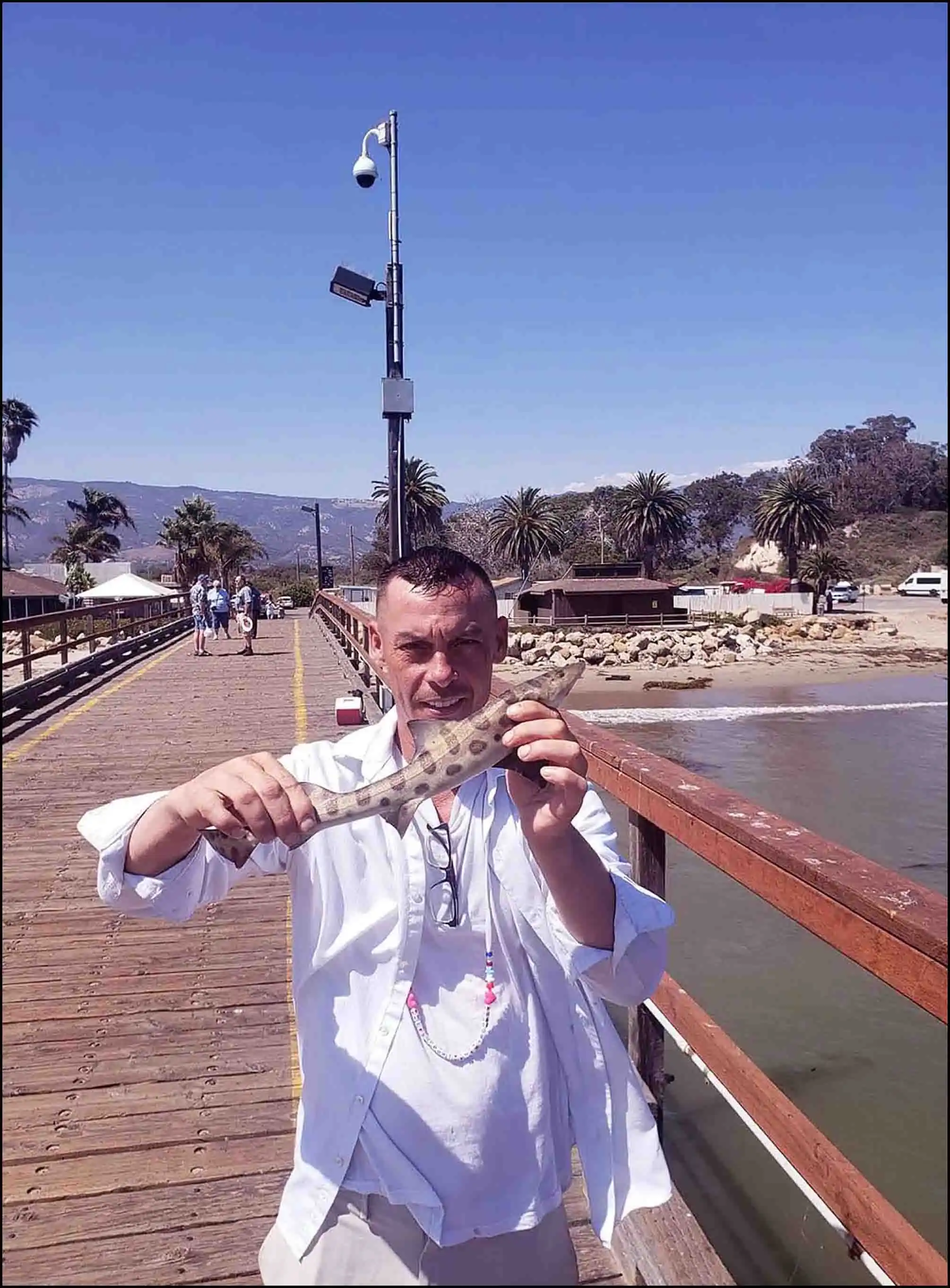 Santa Barbara love for author & Veteran David Haave; Goleta pier CA USA. -- David Haave